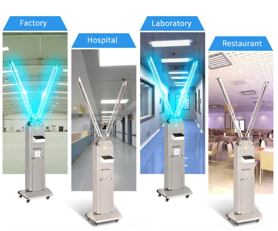 Esterilizador de sala UV médica para hospitales